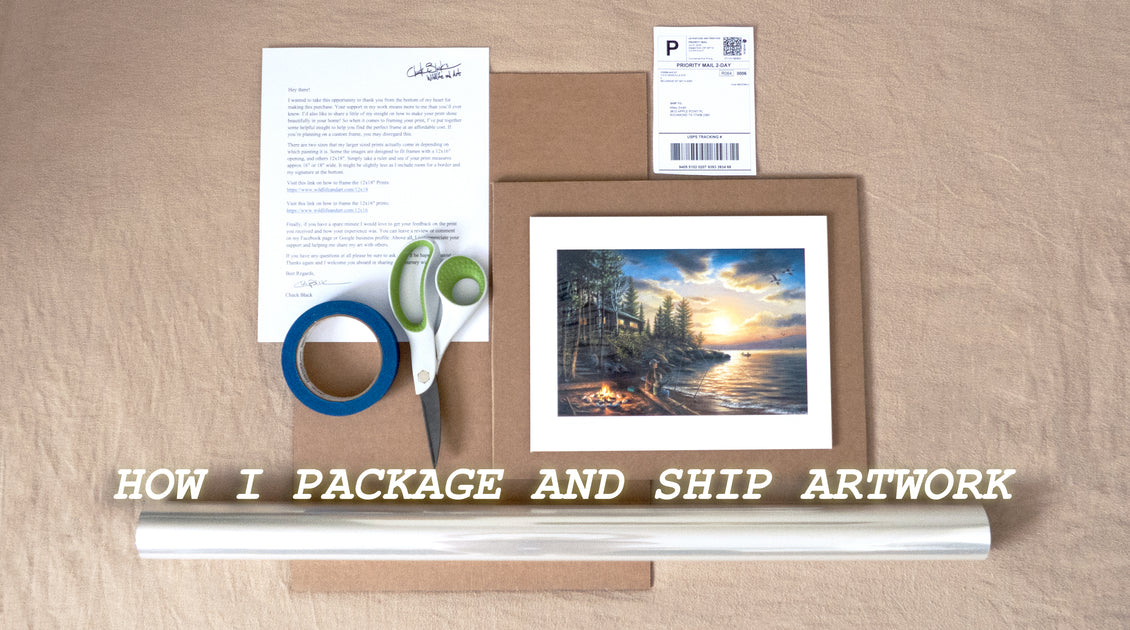 How To Package and Ship Artwork - The Best Way I've Found for