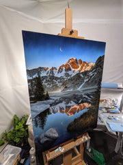 "Royal Beauty" - 30x40 Mountainous  Landscape Painting