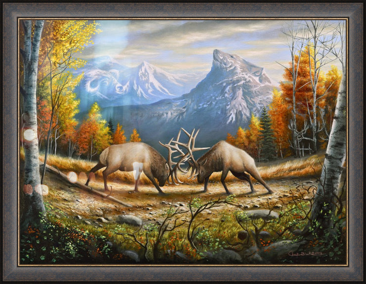 "The Wild Frontier" - Framed North American Wildlife Art Print