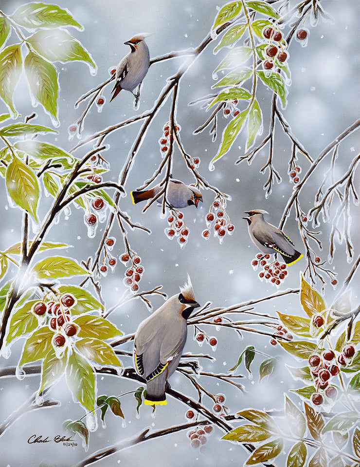 Original Songbird Painting - "Tropical Paradise" 18x24