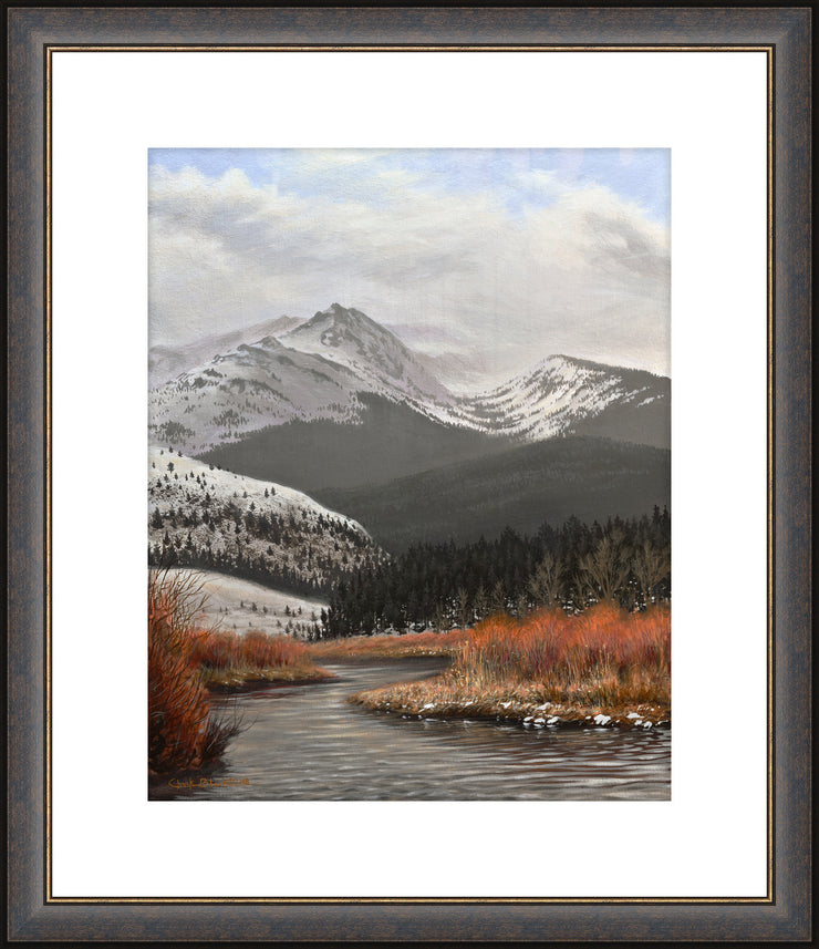 "Yellowstone Country" - Framed Mountain Landscape Art Print