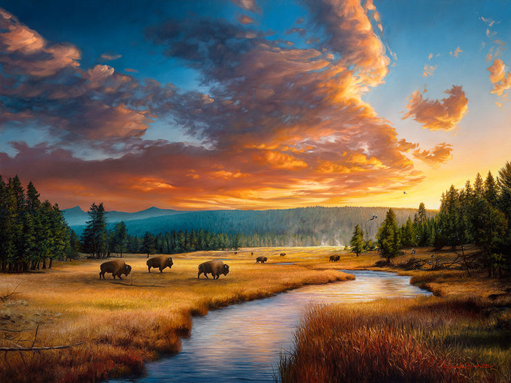 "A Never-ending Cycle" - 30x40 Western Landscape Painting