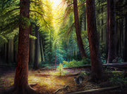 "Deep Within" - 30x40 Forest Landscape Painting
