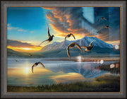 "Nothing Like It" - Framed Waterfowl Landscape Art Print