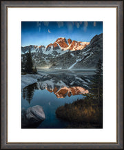 "Royal Beauty"  - Framed Mountain Lake Landscape Art Print