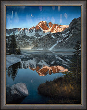 "Royal Beauty"  - Framed Mountain Lake Landscape Art Print