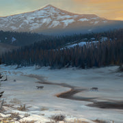 "Stillness" 12x16 Mountain Landscape Painting