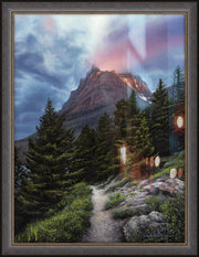 "Heavenly" - Framed Glacier National Park Landscape Art Print