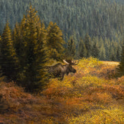 "When Time Slows" - Mountainous Landscape Canvas Art Print